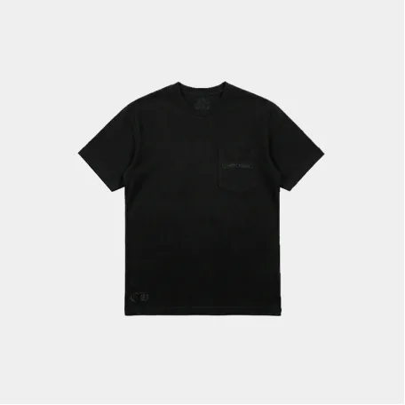 Футболка Chrome Hearts Horseshoe Double Cross Logo T-shirt Black