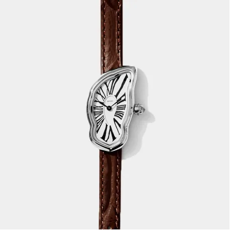 Часы Laphont Melting Watch Small Silver Brown