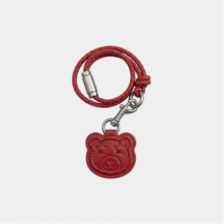 Подвеска MasonPrince Leather Bear Pedant Red