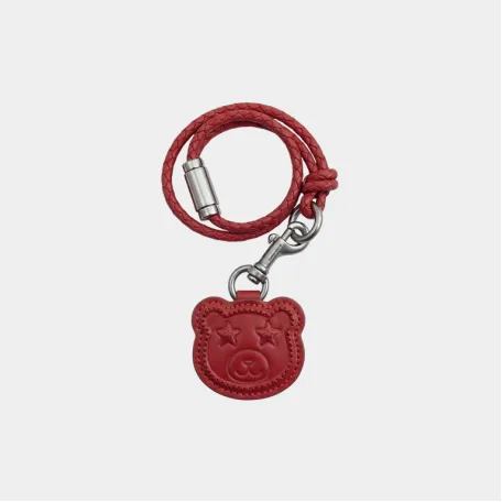 Подвеска MasonPrince Leather Bear Pedant Red