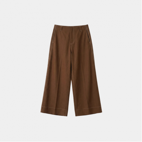 Брюки Roaringwild Arch Wide Nylon Trousers Brown