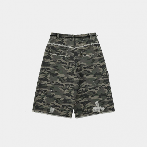 Шорты MoroMoro Cargo Distressed Shorts Military Green