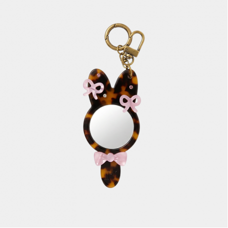 Брелок MoroMoro Rabbit Mirror Keychain Brown