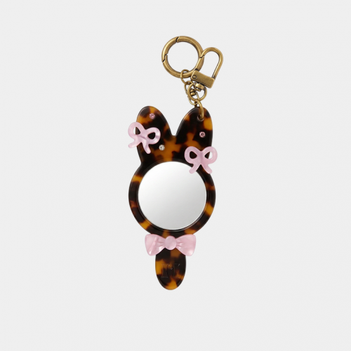 Брелок MoroMoro Rabbit Mirror Keychain Brown