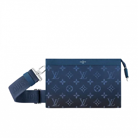 Louis Vuitton Gaston Wearable Wallet Navy Blue