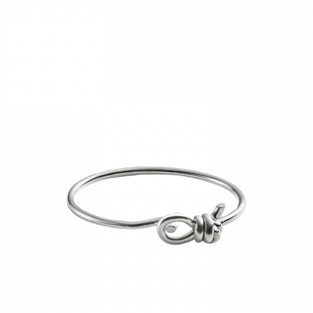 Bottega Veneta Knot Bracelet Silver