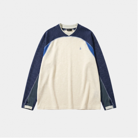 Свитер Roaringwild Arch Contrast Color Sweater Beige