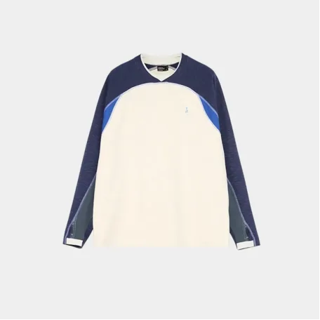 Свитер Roaringwild Arch Contrast Color Sweater Beige