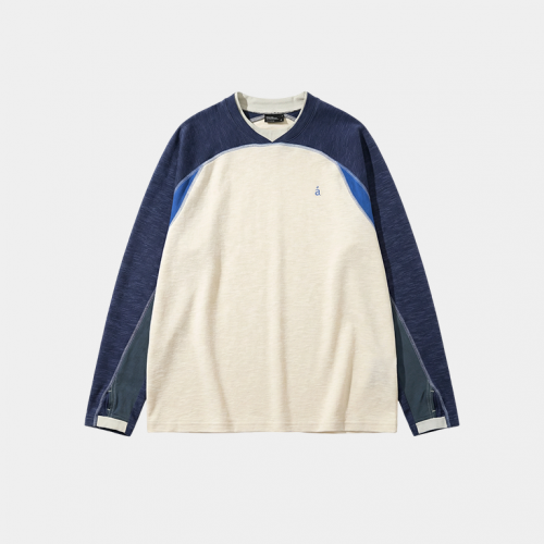 Свитер Roaringwild Arch Contrast Color Sweater Beige