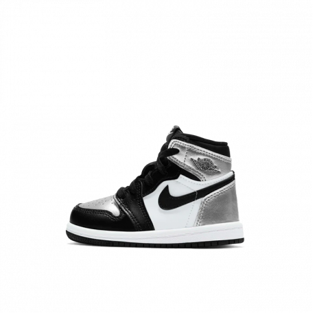 Air Jordan 1 Retro High Silver Toe (TD) (Kids)
