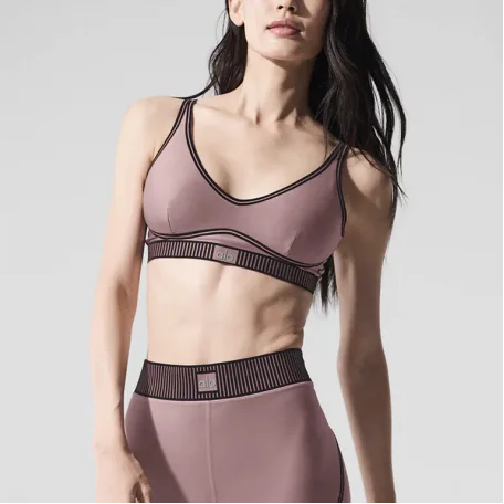 Бра Alo Yoga Airlift Line Up Bra Smoky Quartz