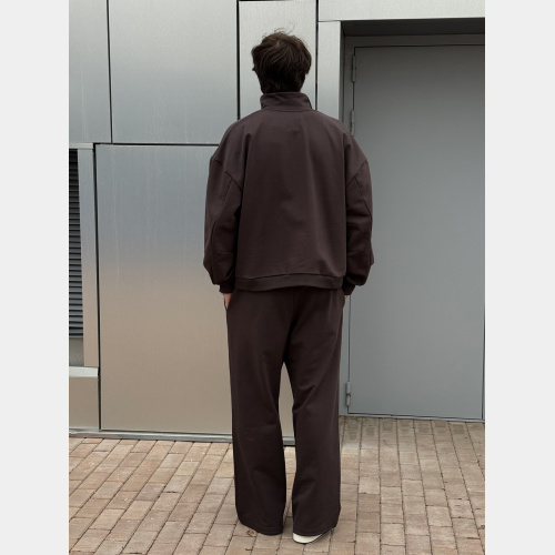 Брюки Sabe Classic Logo Sweatpants Dark Brown