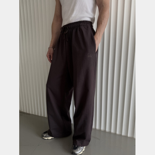 Брюки Sabe Classic Logo Sweatpants Dark Brown