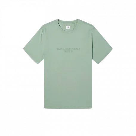 Футболка C.P.Company Men's Logo T-Shirt Green Bay