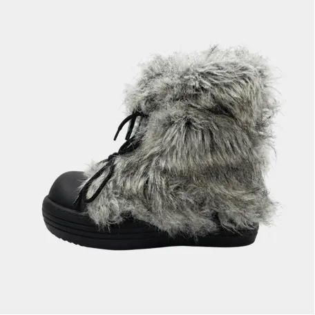 Ботинки MasonPrince Long Plush Mickey Boots Grey