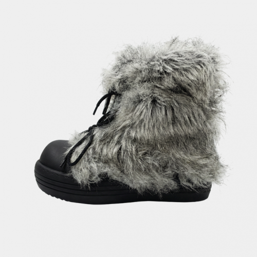 Ботинки MasonPrince Long Plush Mickey Boots Grey