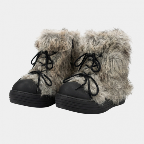Ботинки MasonPrince Long Plush Mickey Boots Grey