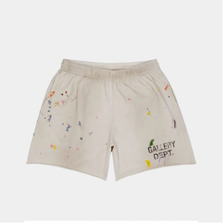 Шорты Gallery Dept Insomnia Paint Splatter Shorts Beige