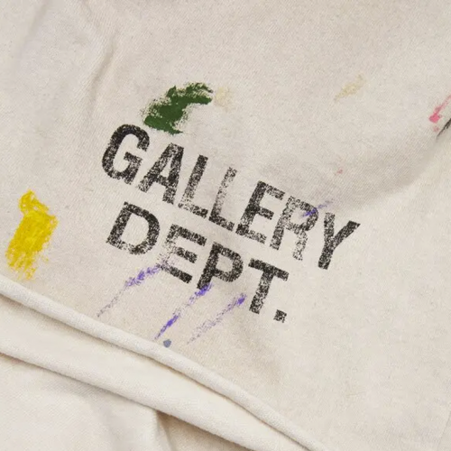 Шорты Gallery Dept Insomnia Paint Splatter Shorts Beige