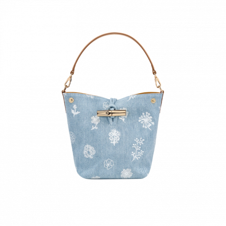 Longchamp Le Roseau XS Buket Bag Sky Blue