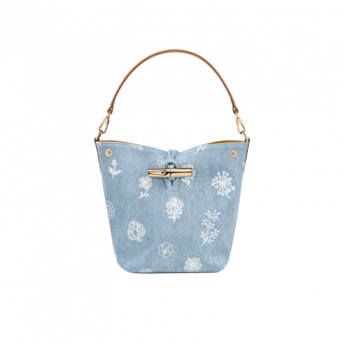 Longchamp Le Roseau XS Buket Bag Sky Blue