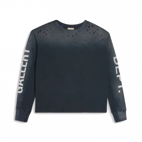 Лонгслив Gallery Dept Urcle Thermal Long-Sleeve Black