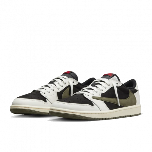Кроссовки Air Jordan 1 Retro Low OG SP Travis Scott Olive (W)