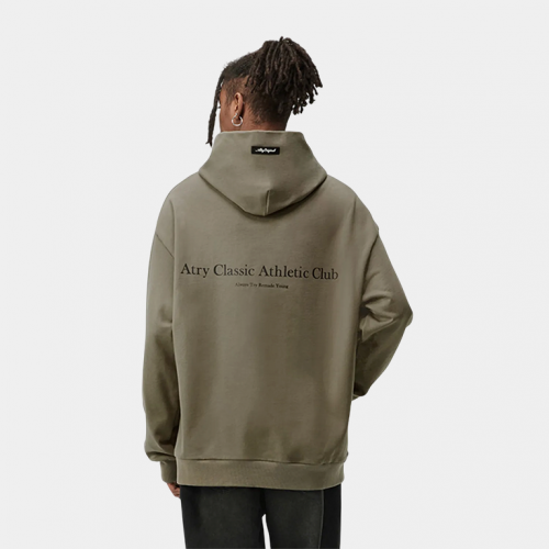 Atry Unisex Hoodie Olive