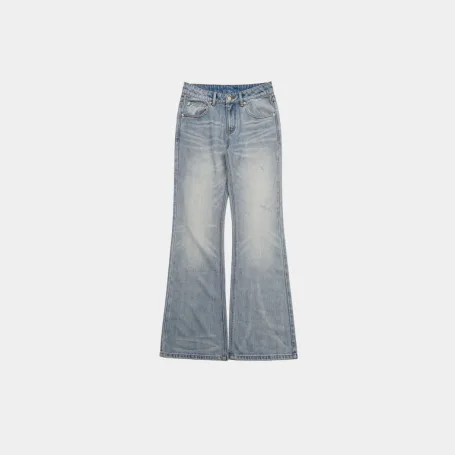 Джинсы MoroMoro Washed Flare Jeans Blue