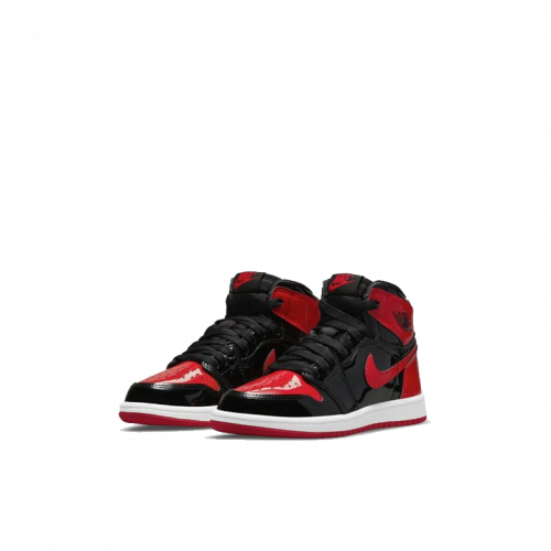 Кроссовки Air Jordan 1 Retro High OG Patent Bred (TD) (Kids)