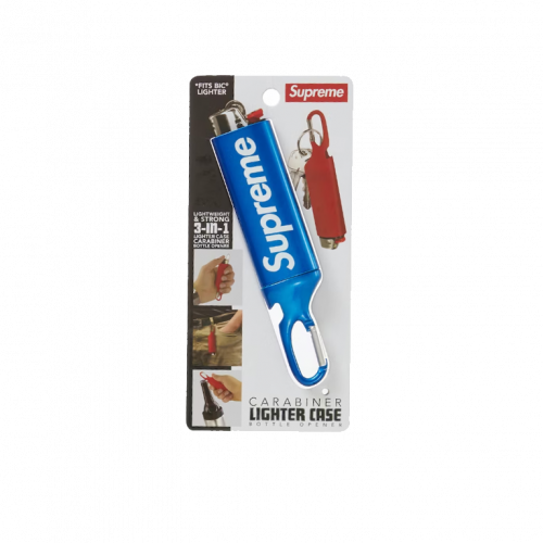 Supreme Lighter Case Carabiner Blue