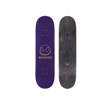 Supreme Skeleton Skateboard Deck Purple