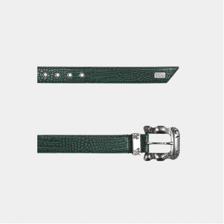 Ремень Trendt Vision Croco Belt Green