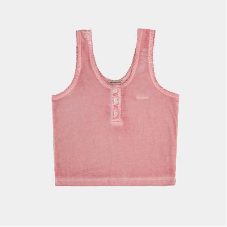 Топ MoroMoro Washed Crop Top Pink