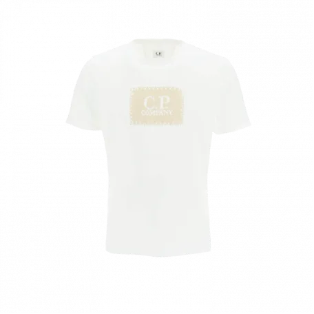 Футболка C.P.Company T-Shirts Short Sleeve Jersey 30/1 Gauze White