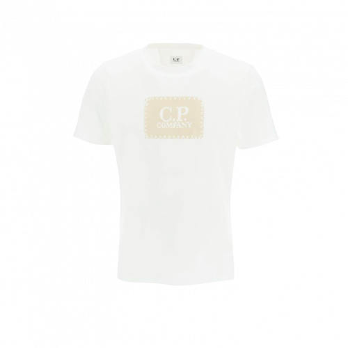 Футболка C.P.Company T-Shirts Short Sleeve Jersey 30/1 Gauze White