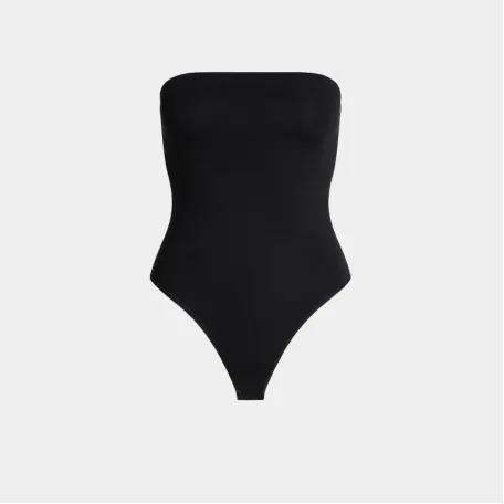 Боди SKIMS Smooth Layers Strapless Bodysuit Obsidian