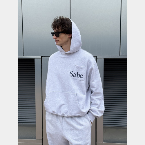 Худи Sabe Hoodie Double Pocket Melange