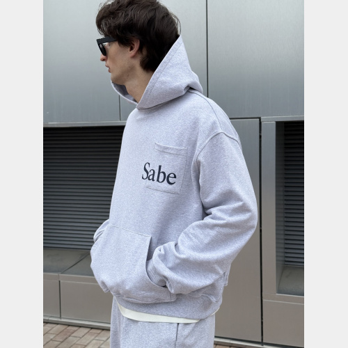 Худи Sabe Hoodie Double Pocket Melange