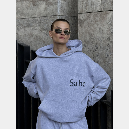 Худи Sabe Hoodie Double Pocket Melange