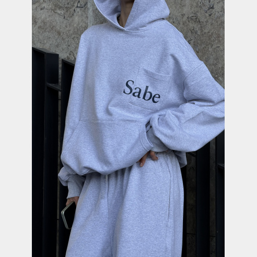 Худи Sabe Hoodie Double Pocket Melange