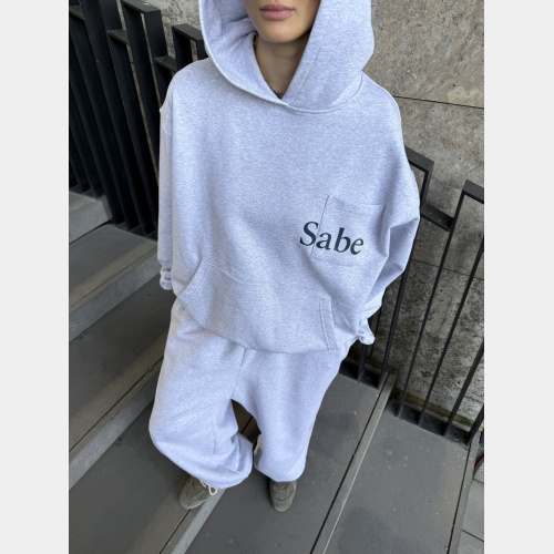 Худи Sabe Hoodie Double Pocket Melange