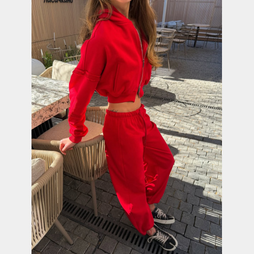 Зип-худи Sabe Cropped Red