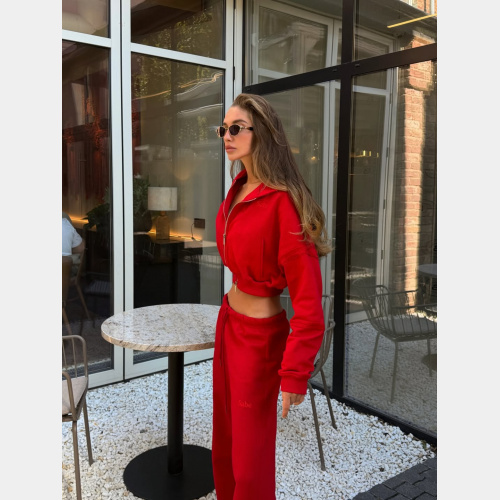 Зип-худи Sabe Cropped Red