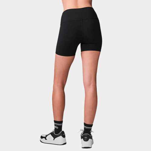 Шорты Alo Yoga 5' Airbrush High-Waist Biker Short Black