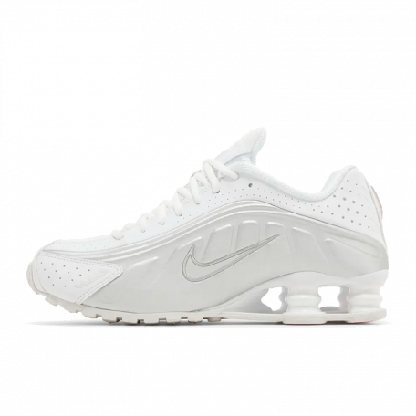 Кроссовки Nike Shox R4 White Metallic Silver (W)
