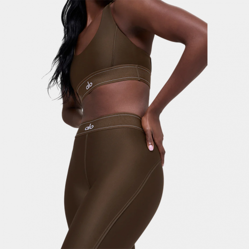 Леггинсы Alo Yoga Airlift High-Waist Suit Up Legging Espresso