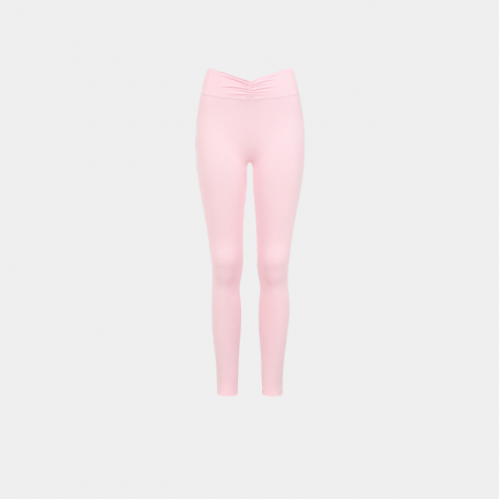 Леггинсы Bo+Tee Ruched Mid-Rise Leggings Pale Pink