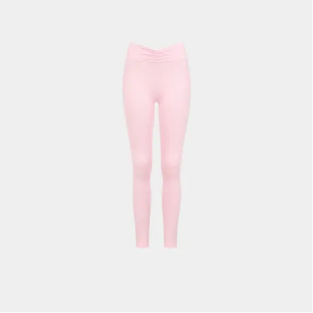 Леггинсы Bo+Tee Ruched Mid-Rise Leggings Pale Pink