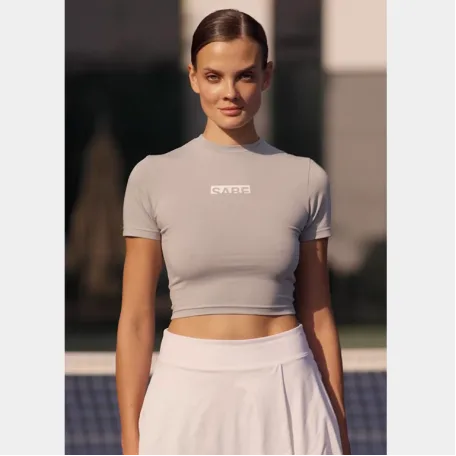 Футболка Sabe Logo T-Shirt Slim Grey
